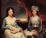 Ralph Earl Mother and her Daughter oil painting on canvas